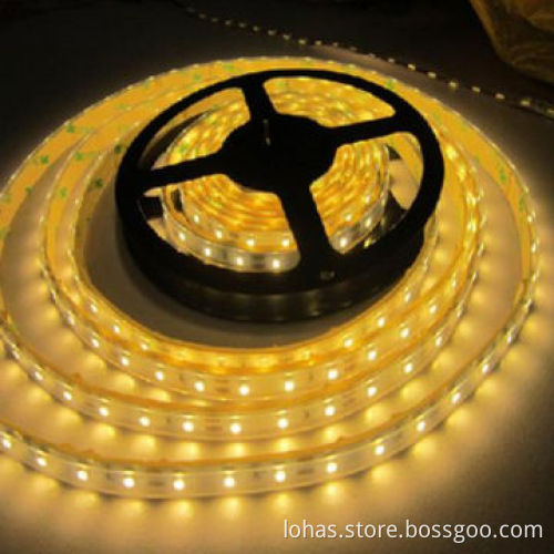 Multicolor Flexible LED Strips with High Brightness of 12-14lm/LED, SMD5050 60 Pieces/m